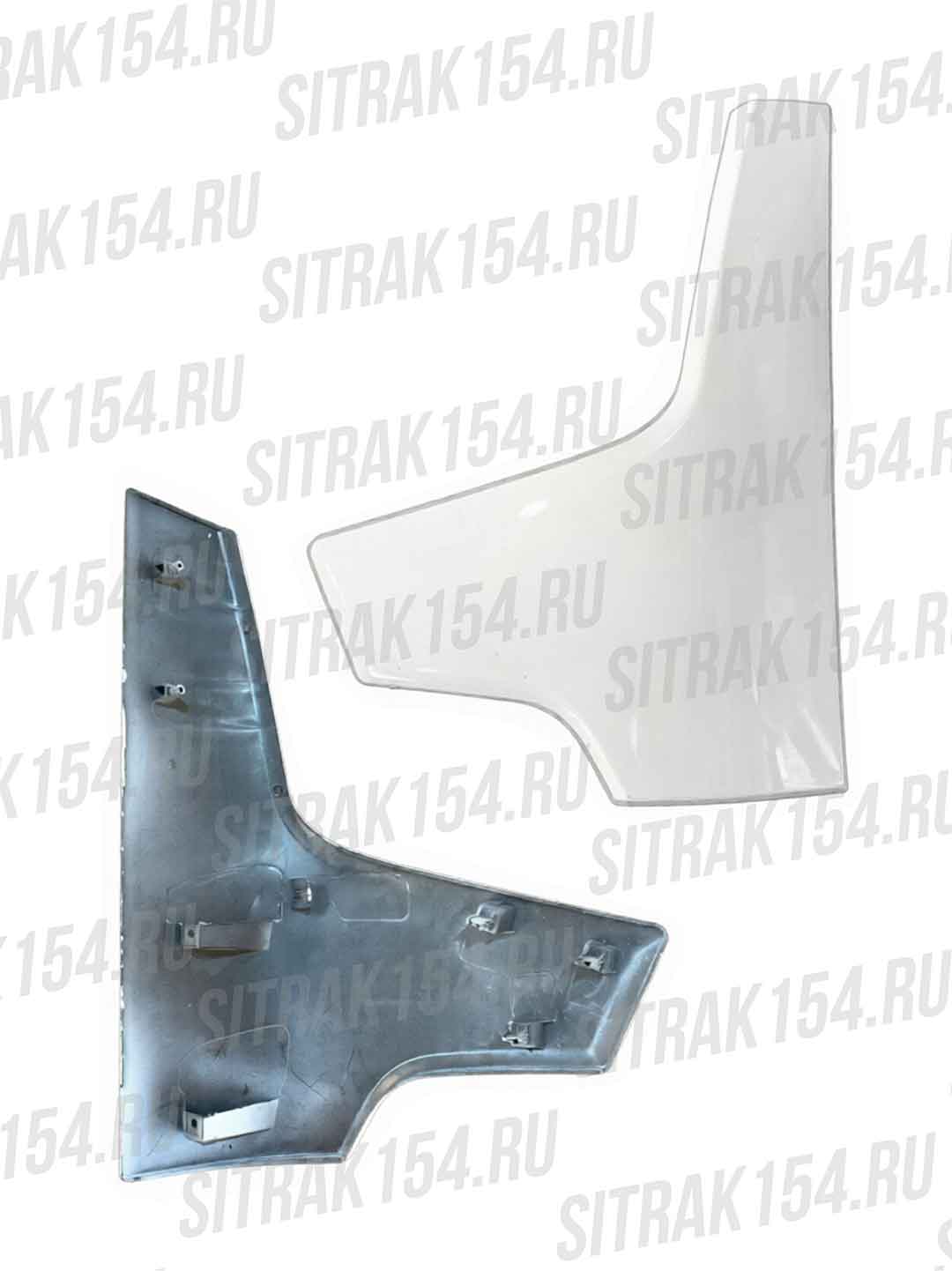 Накладка декоративная на левую фару Shacman X6000 БЕЛЫЙ (549714) DZ9X259620115