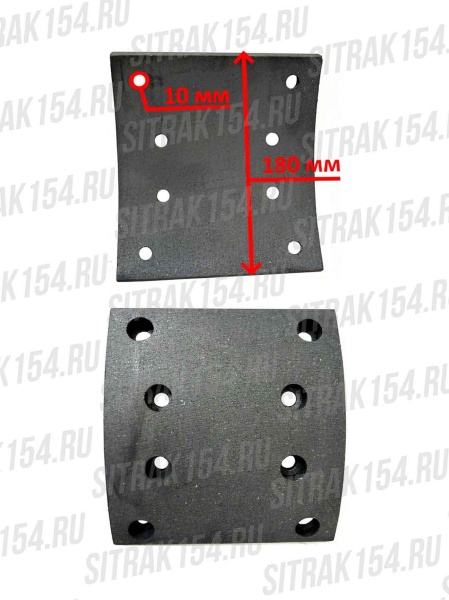 Nakladka-tormoznaya-perednyaya-HOWO-T5G-8-otverstij-most-VGD95-WG4075450160-24654