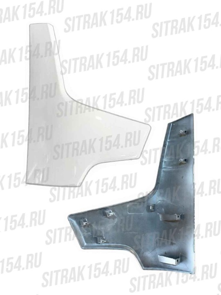 Накладка декоративная на правую фару Shacman X6000 БЕЛЫЙ (549715) DZ9X259620116